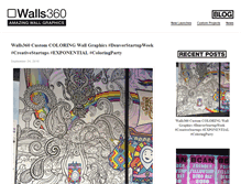 Tablet Screenshot of blog.walls360.com